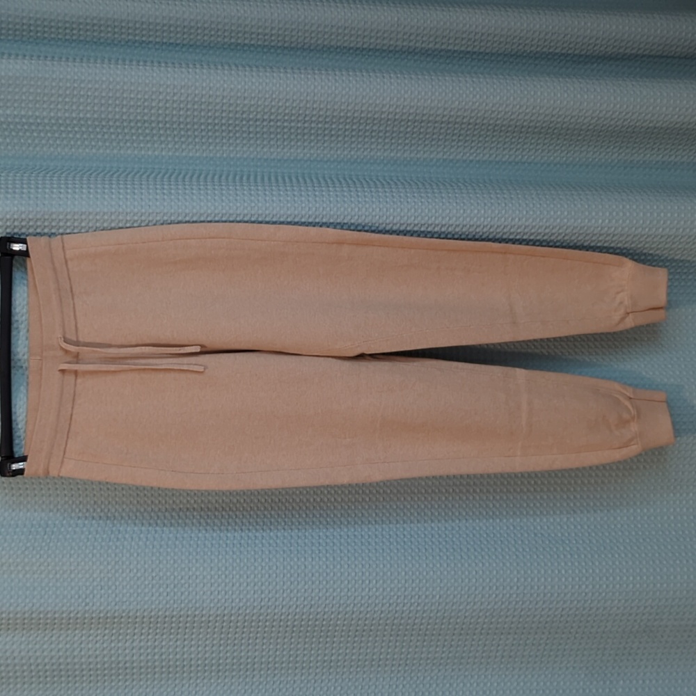 NWOT XS Tan Lunya Cotton Silk joggers